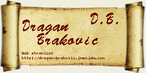 Dragan Braković vizit kartica